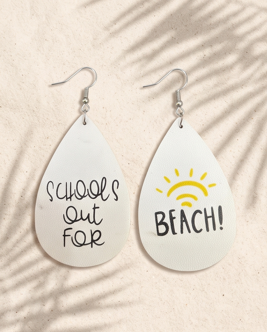 Hypoallergenic Stainless Steel Schools Out Earrings Australia