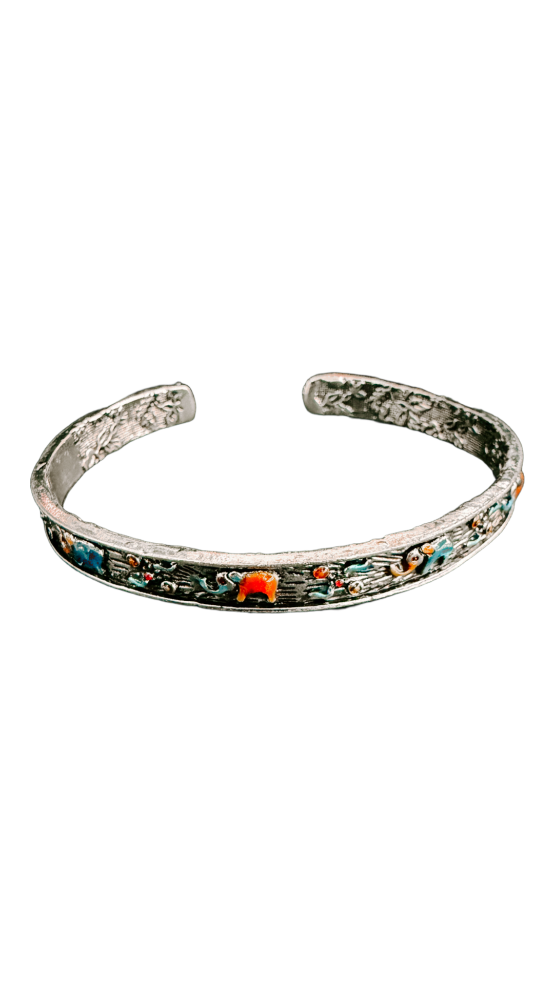 Stainless Steel Elephant Bangle