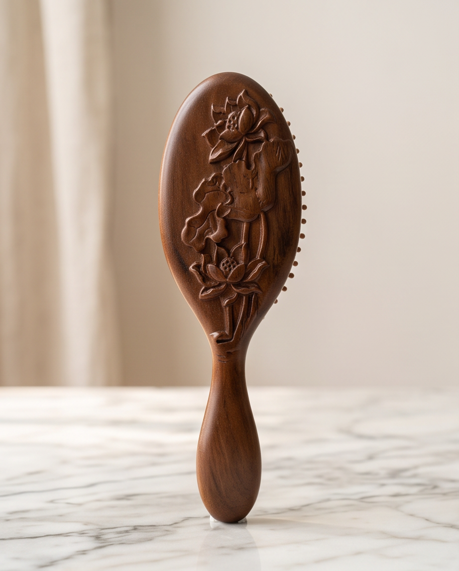 Sandalwood Lotus flower Brush