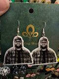 Stainless Steel Acrylic Luke Combs Earrings Australia