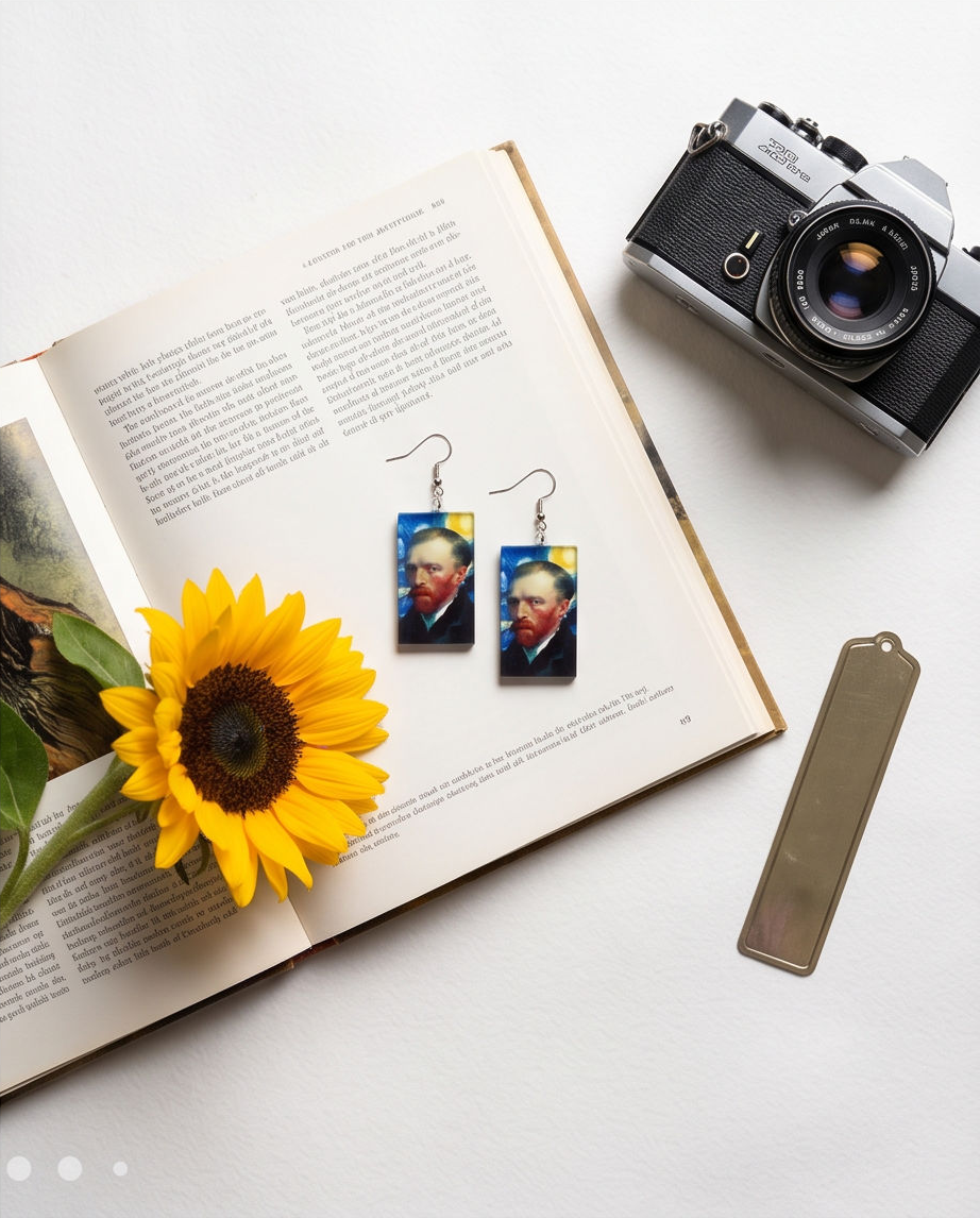 Hypoallergenic Stainless Steel Van Gough Earrings Australia