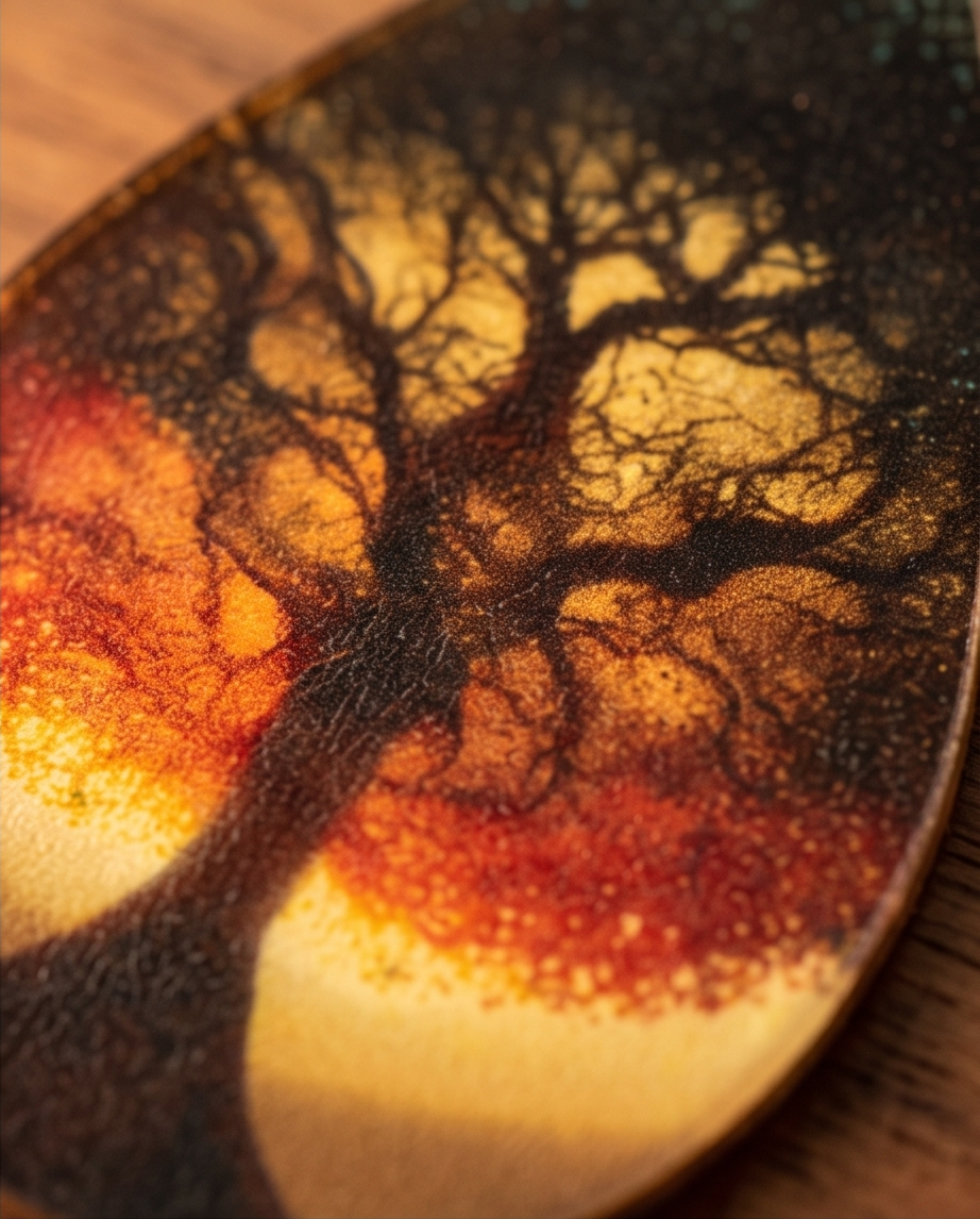 Tree drop Earrings