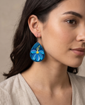 Hibiscus Drop Earrings