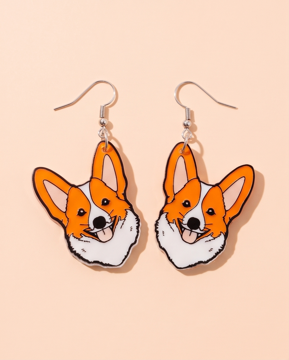 Corgi Earrings