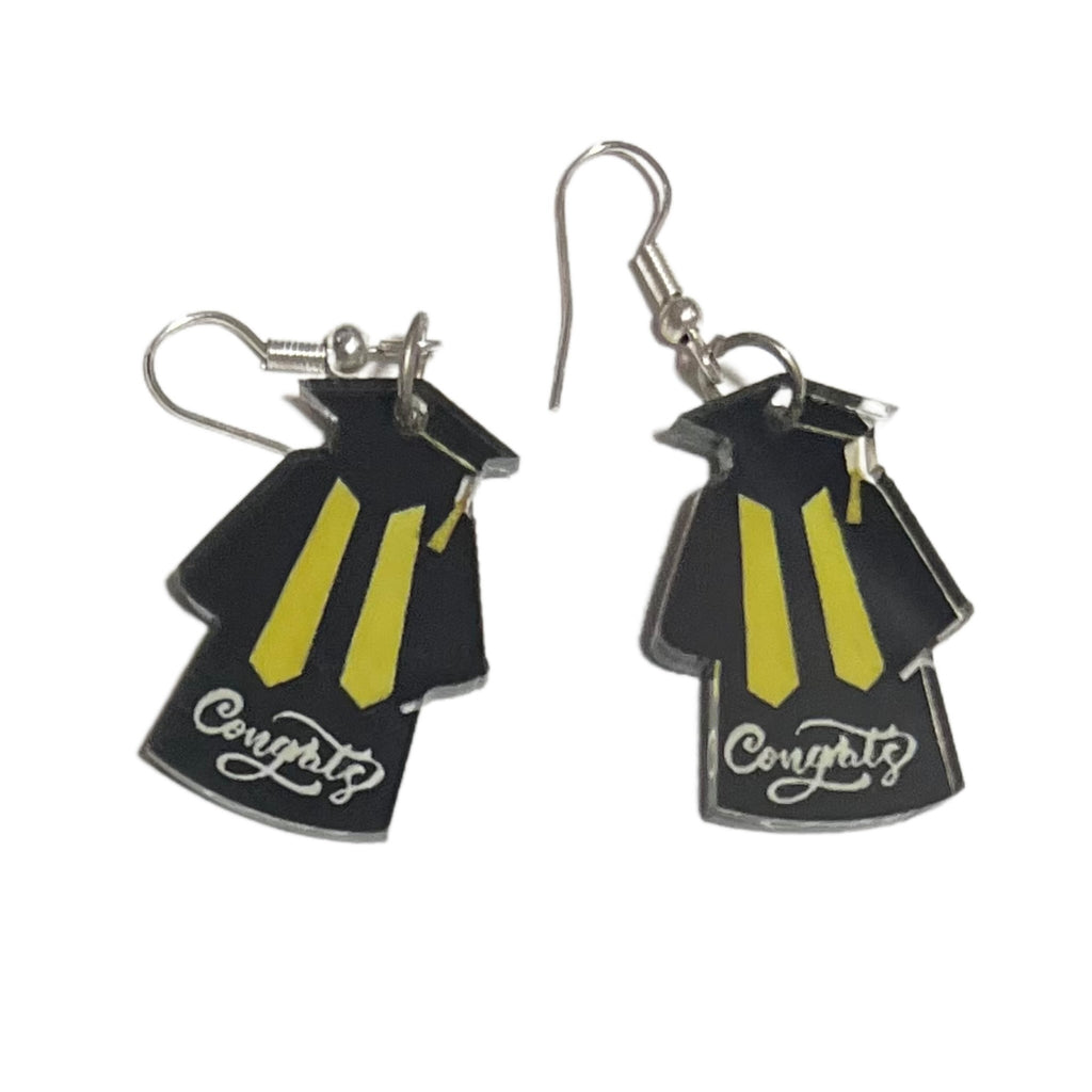 Hypoallergenic Stainless Steel Graduation congrats Earrings Australia