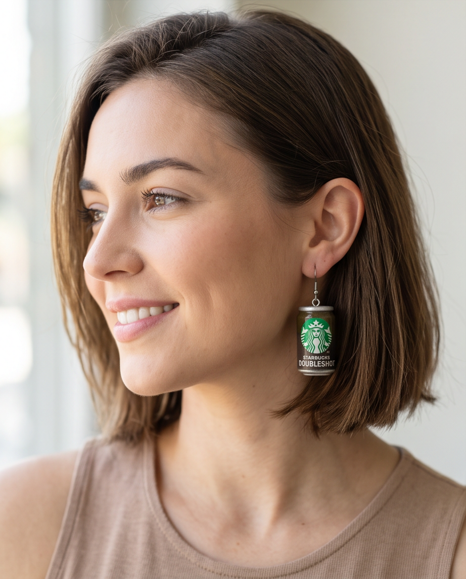 Starbucks can Earrings
