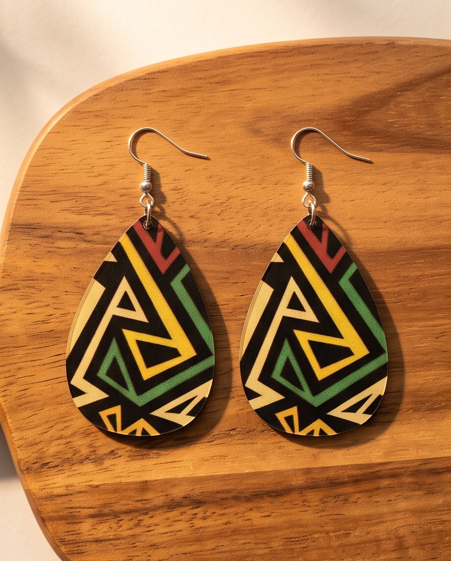 Zigzag drop Earrings