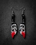 Skeleton Knife Earrings