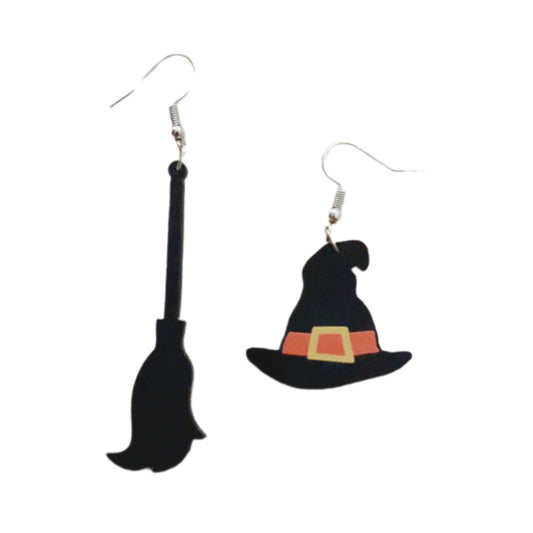 Broom and Witches Hat