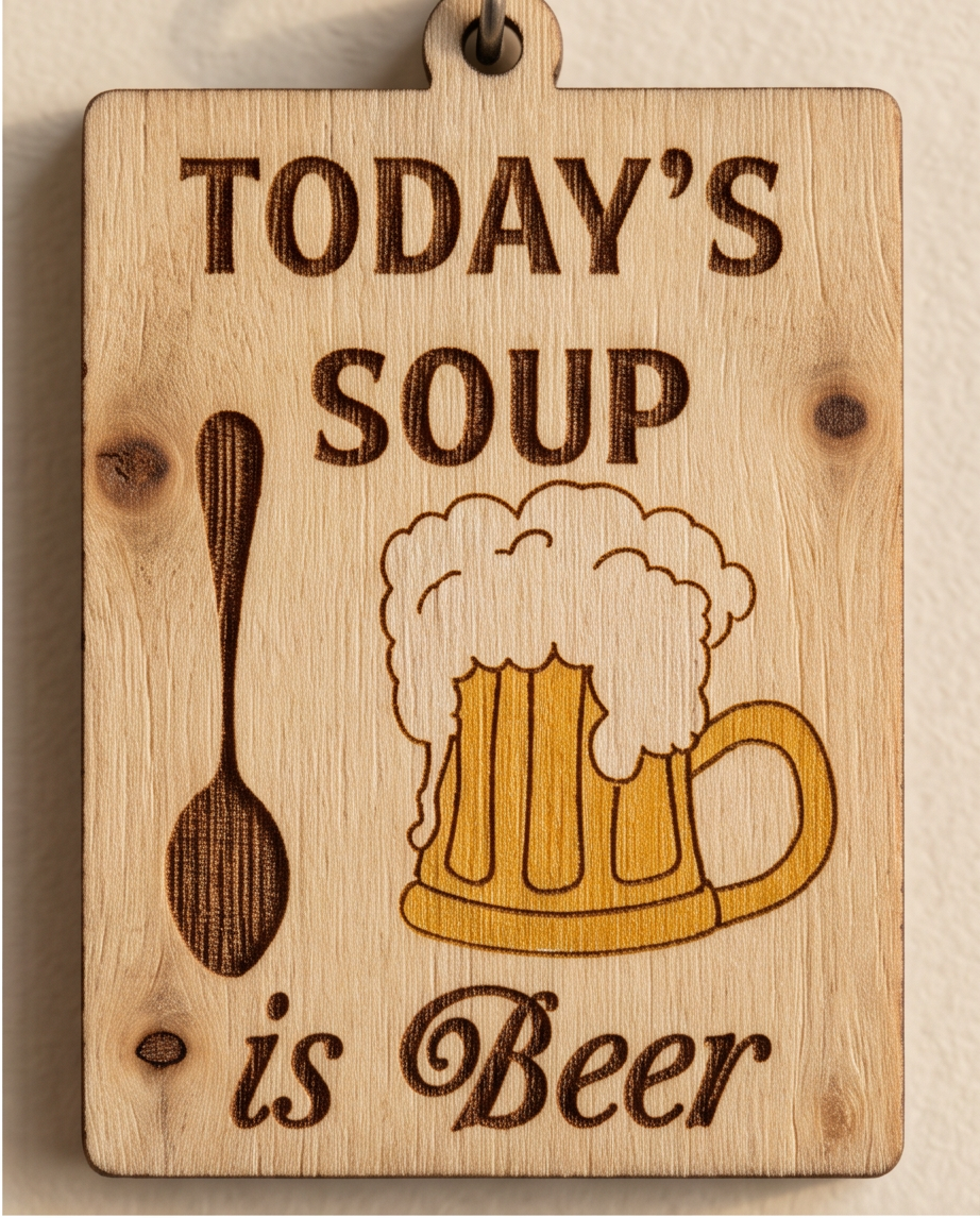 Today’s soup is beer Earrings