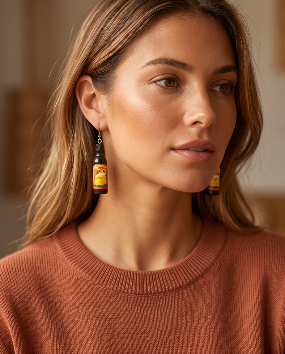Kahlua Bottle Earrings