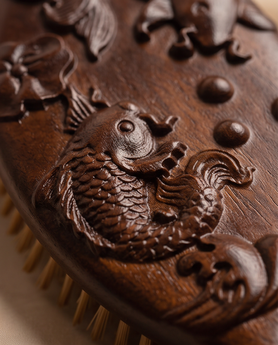 Sandalwood Fish Brush