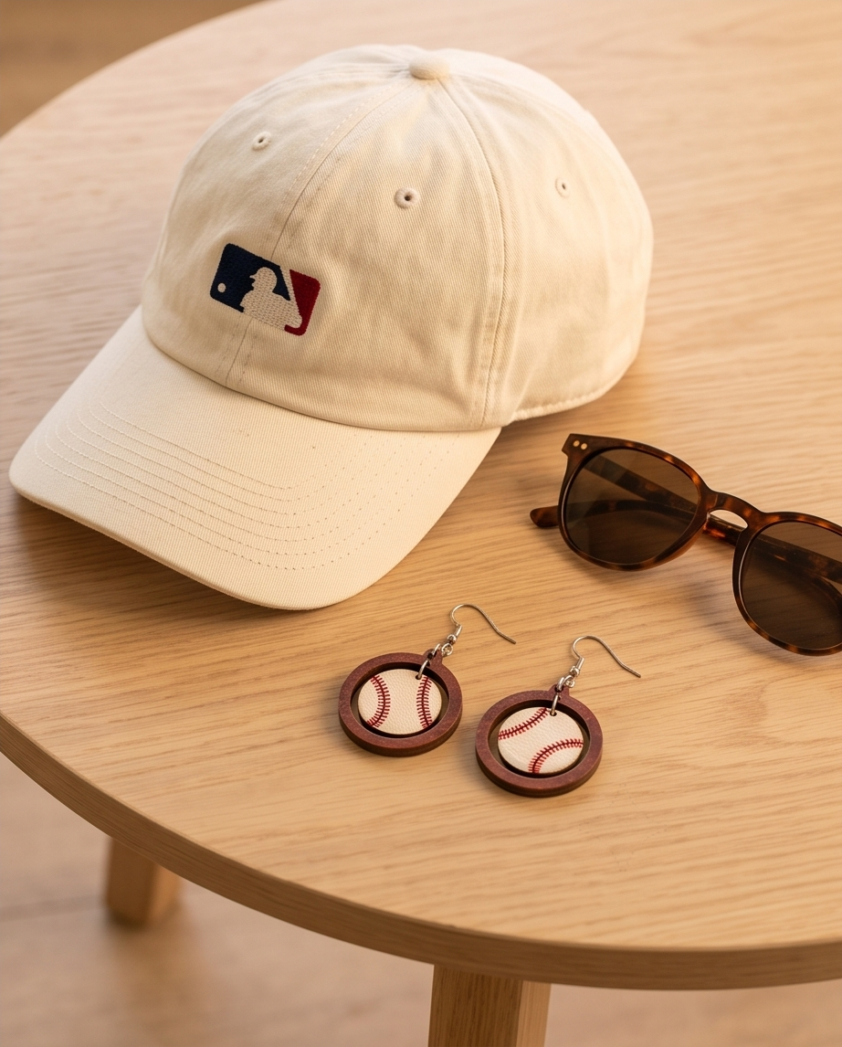 Hypoallergenic Stainless Steel Baseball Earrings Australia
