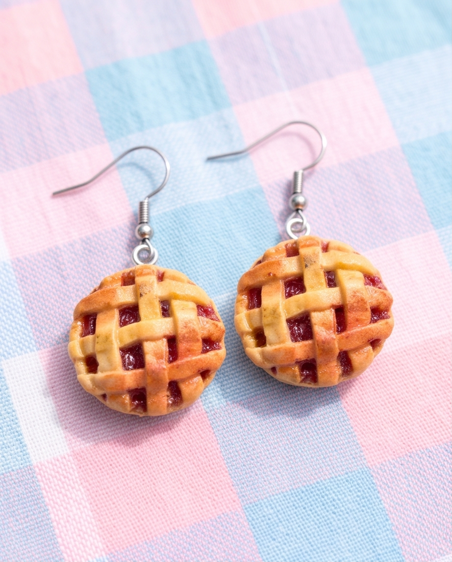 Pie Earrings