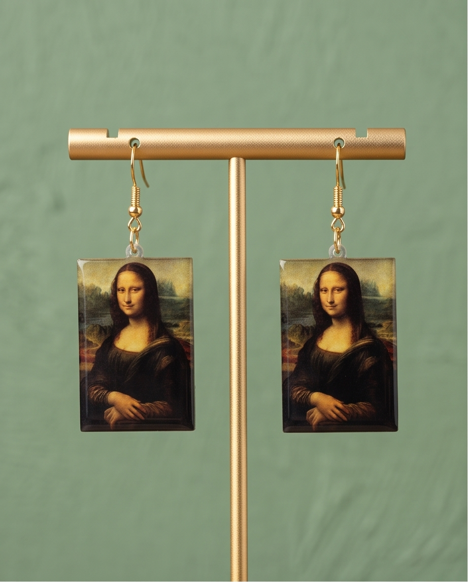 Hypoallergenic Stainless Steel Mona Lisa Earrings Australia