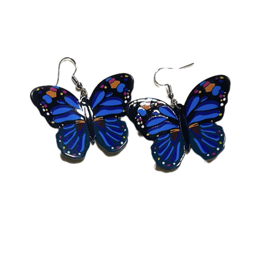 Blue and black Butterflies
