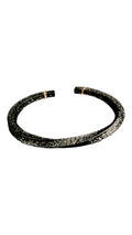 Stainless Steel Black Bangle