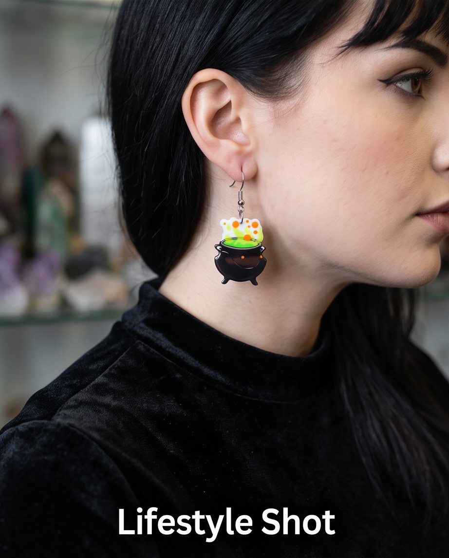 Cauldron Earrings