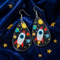 Hypoallergenic Stainless Steel Rocket Earrings Australia
