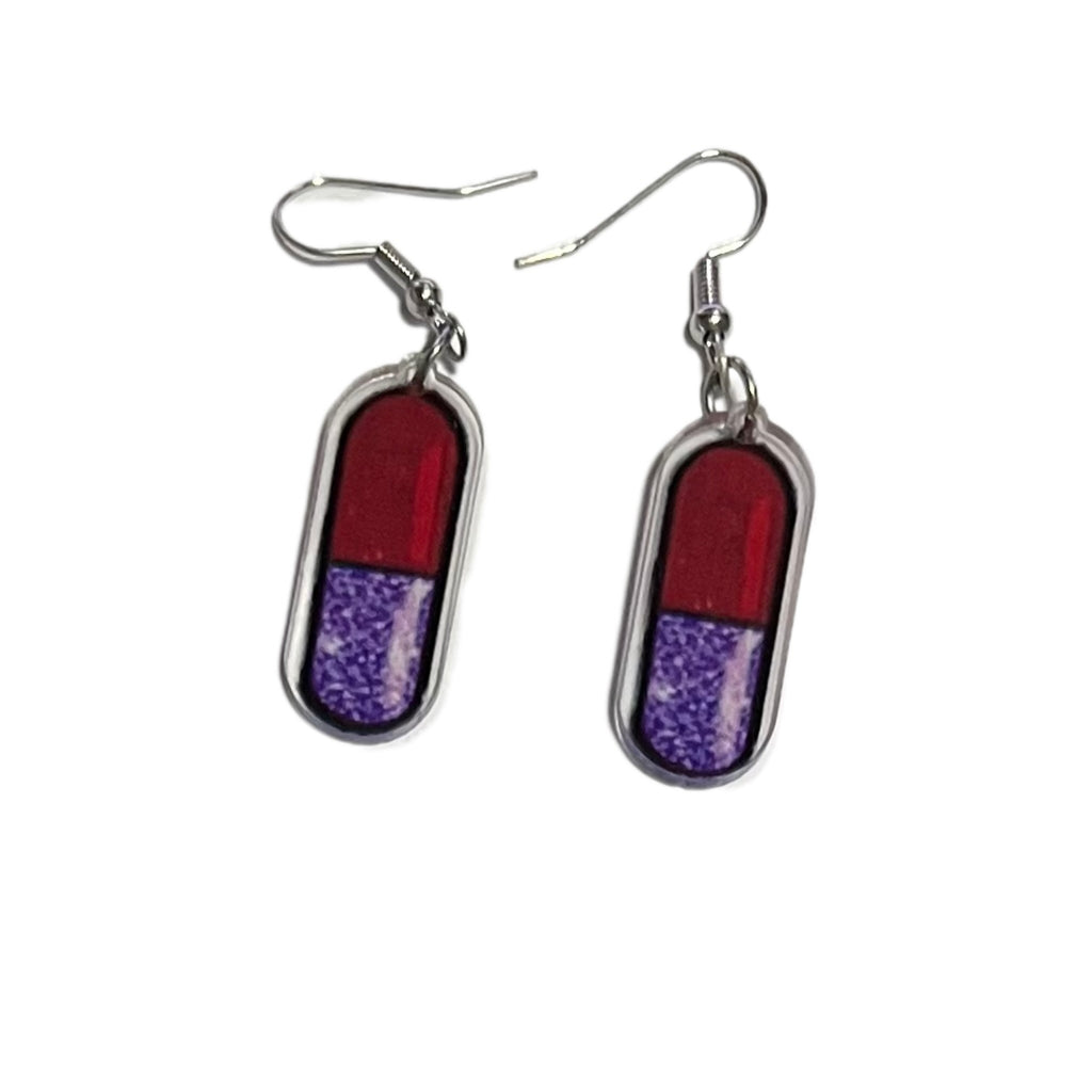 Hypoallergenic Stainless Steel Pill Earrings Australia