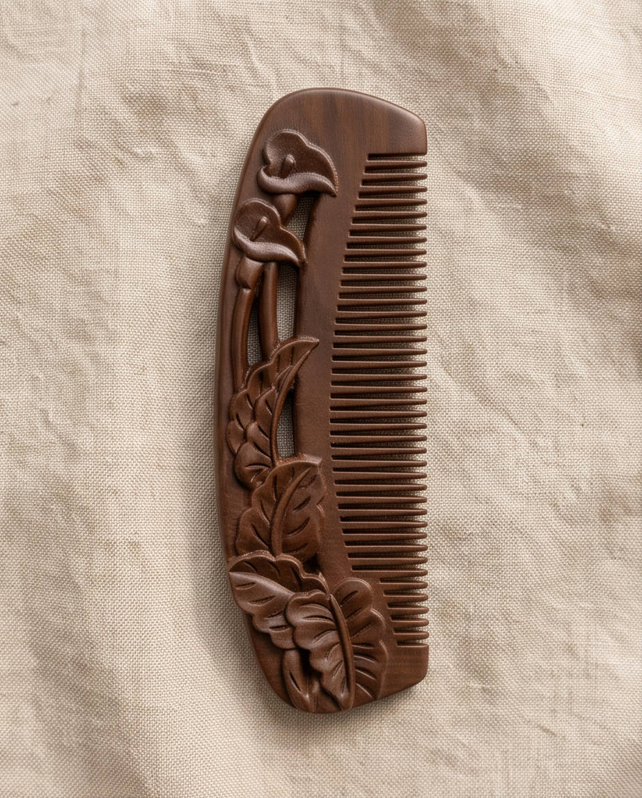 Sandalwood Lily comb
