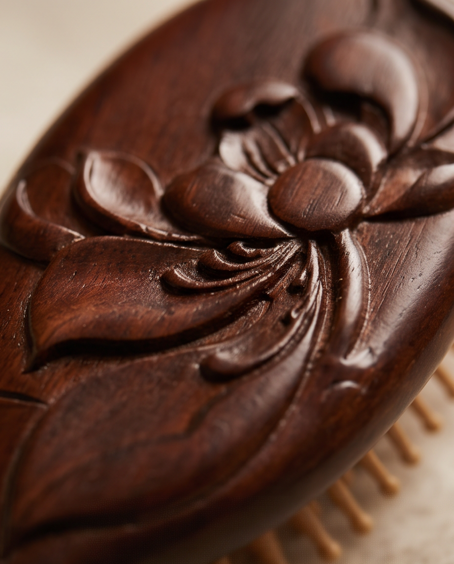 Sandalwood Lotus flower brush