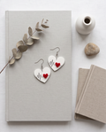 Hypoallergenic Stainless Steel Heart beat Earrings Australia
