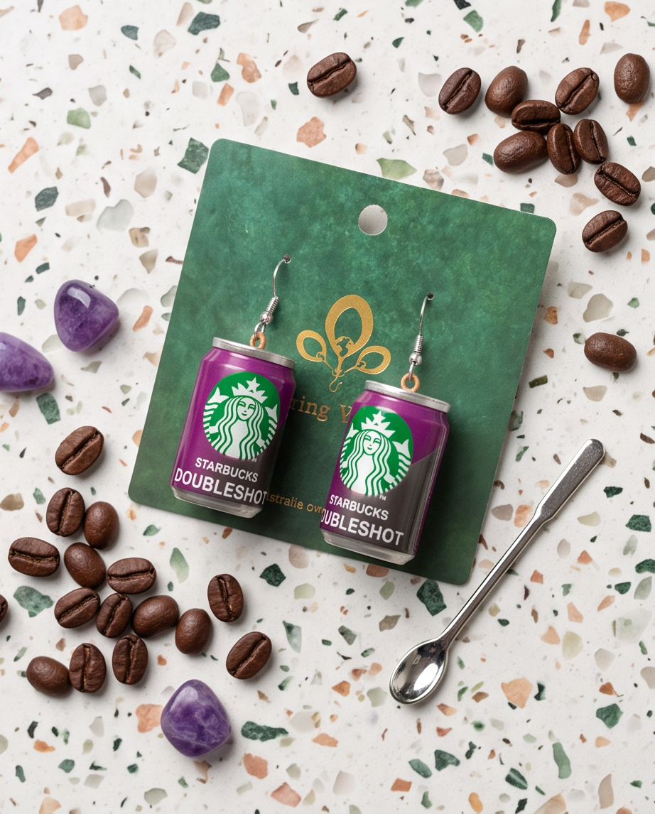 Starbucks can Earrings
