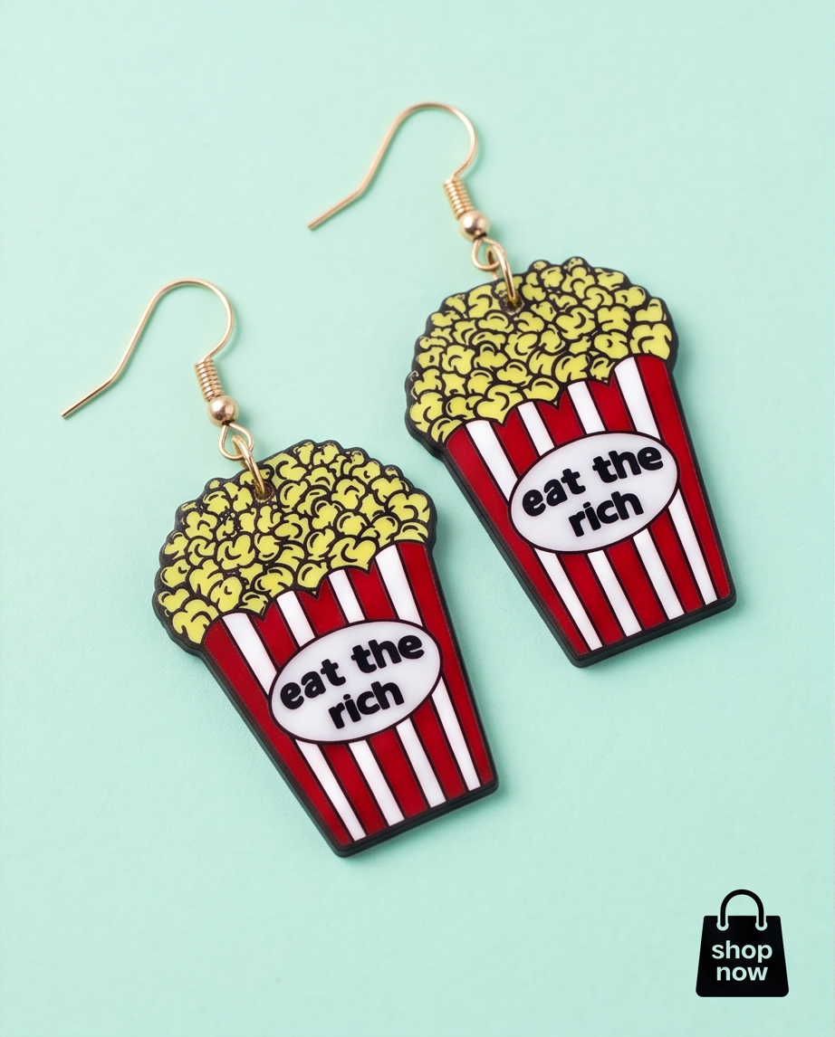 Eat the rich Earrings