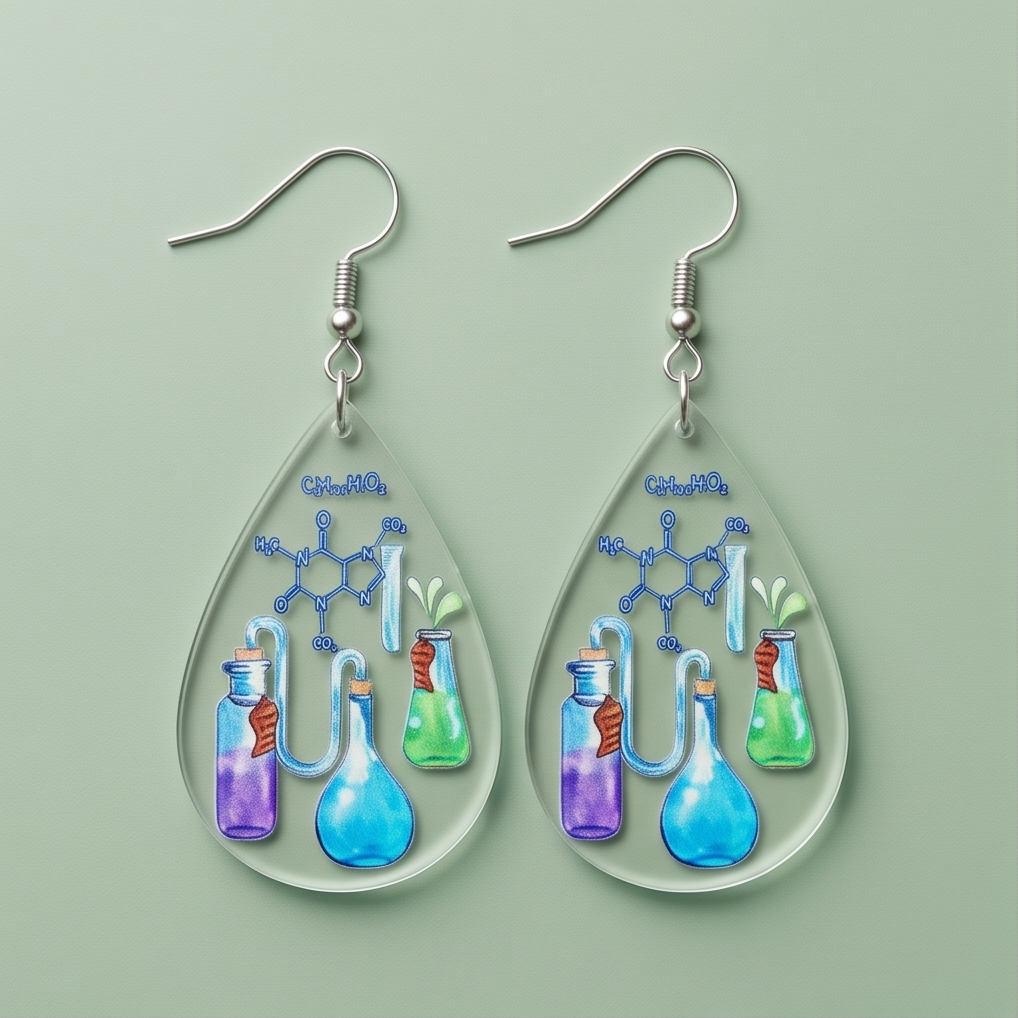 Hypoallergenic Stainless Steel Test Tube Earrings Australia