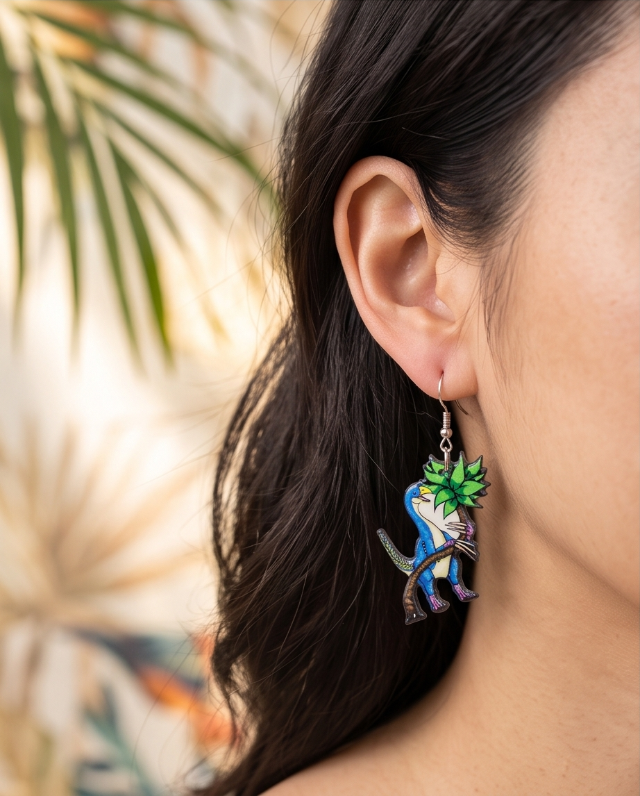 Stainless Steel Bird Dinosaur Earrings Australia