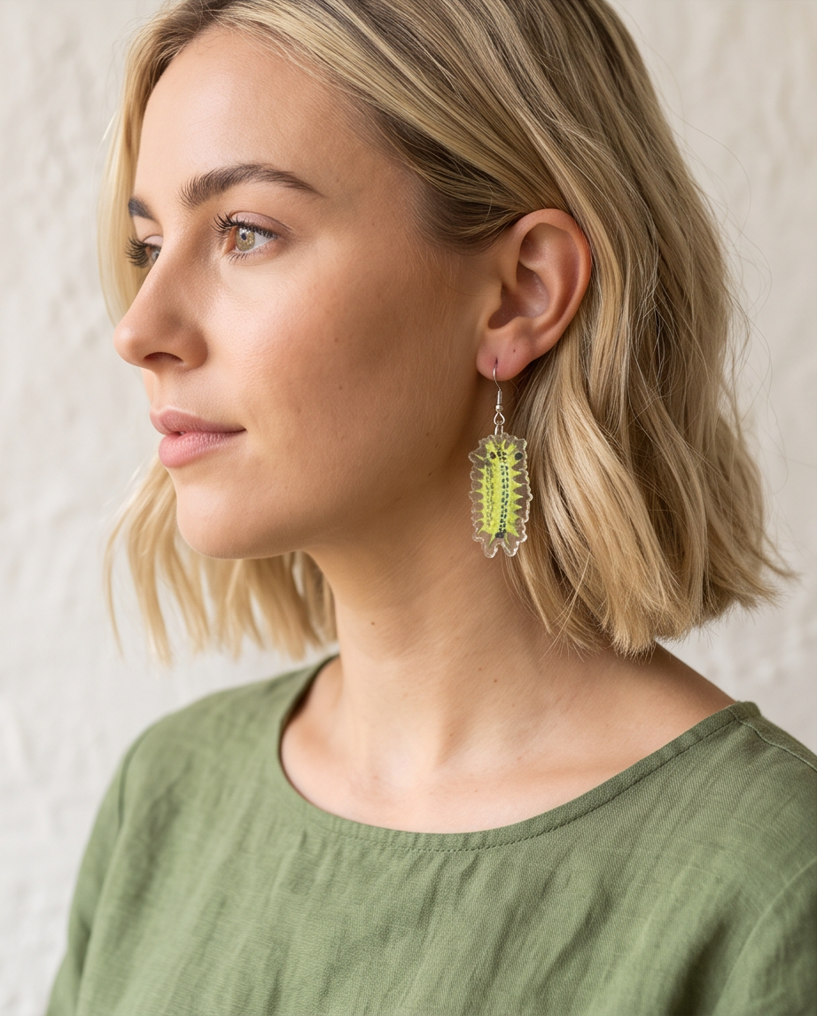 Caterpillar Earrings