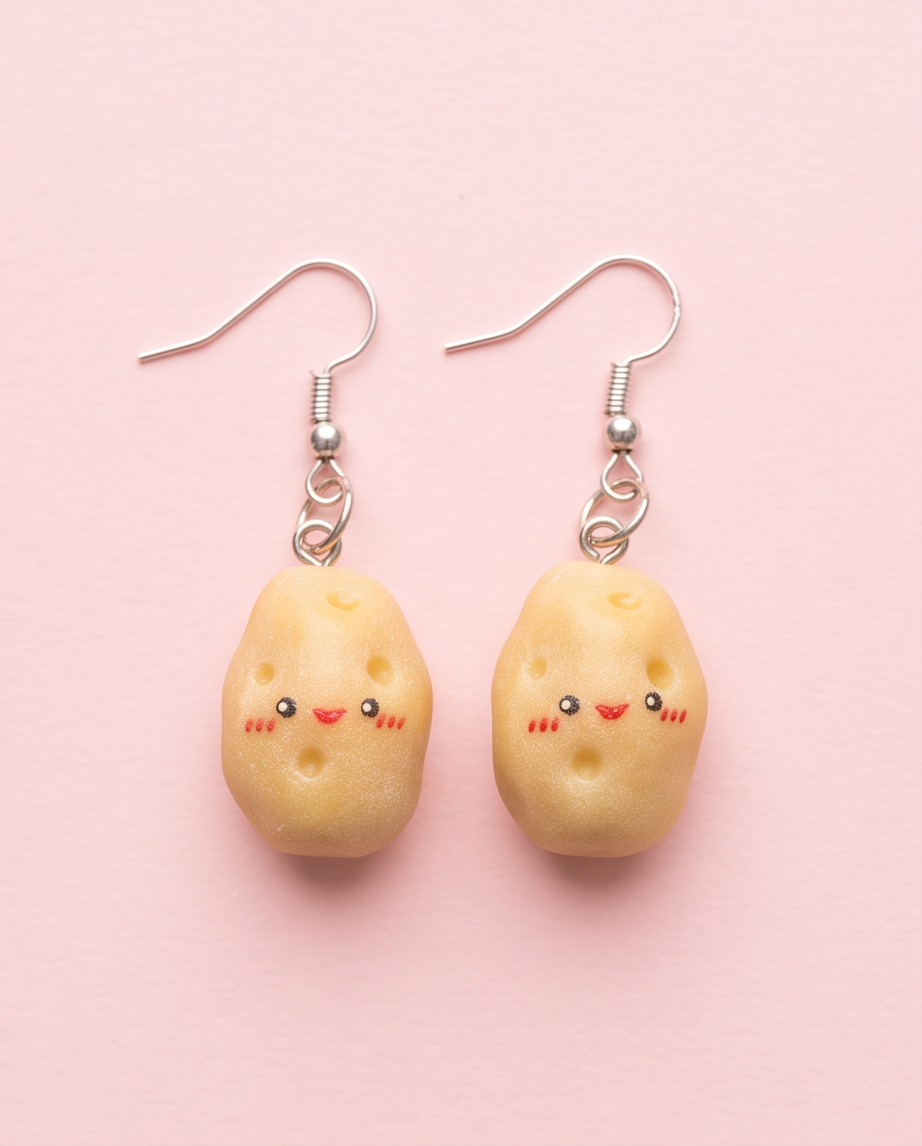 Potato Earrings