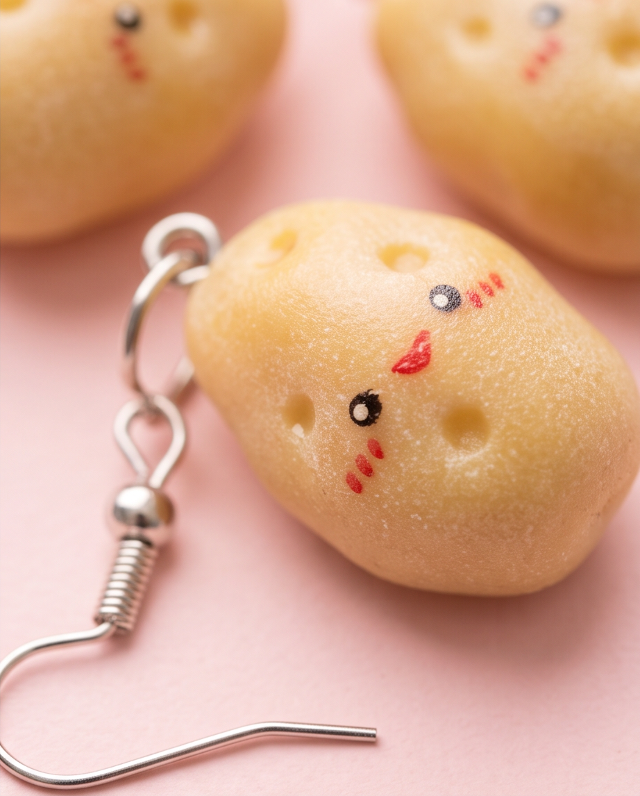 Potato Earrings