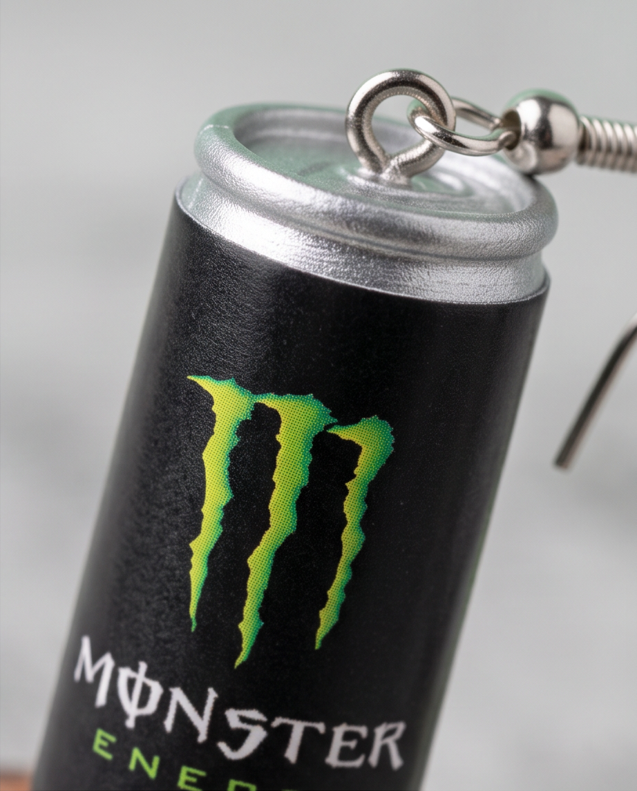 Monster Drink Earrings