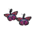 Red and Purple Butterflies
