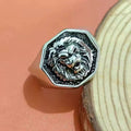 Lion Head Signet Ring – Stainless Steel Statement Ring